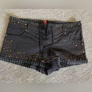 Kate moss for top shop bejeweled shorts